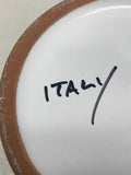 Italian Pottery Mid-Century Lidded Condiment Jar Pair