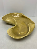 Red Wing Pottery Free Form Dish #1304 - Chartreuse