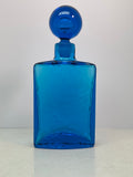 Blenko Glass #6523 Decanter - Turquoise