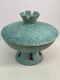 Royal Haeger Pottery 707S Lidded Pedestal Bowl